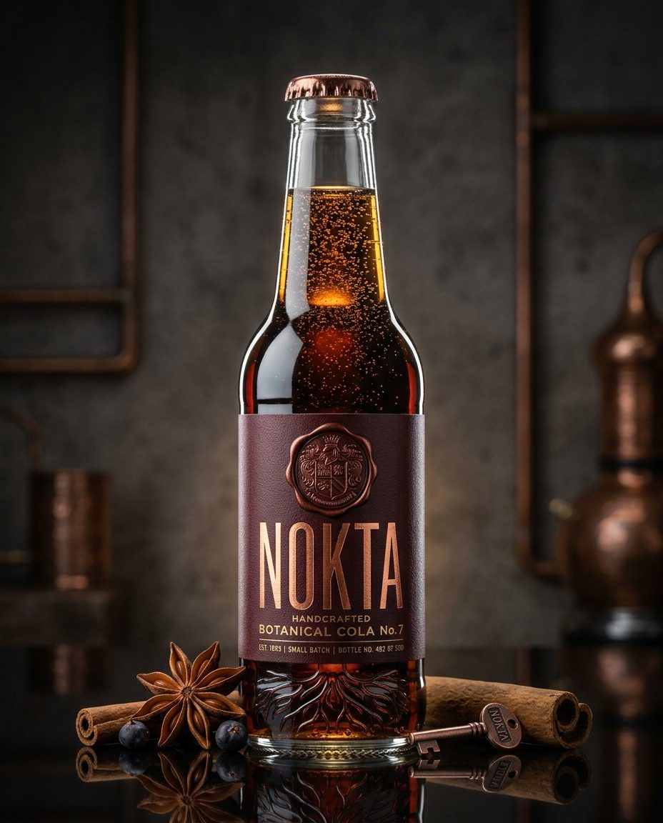 Craft soda product still by Praana Motion