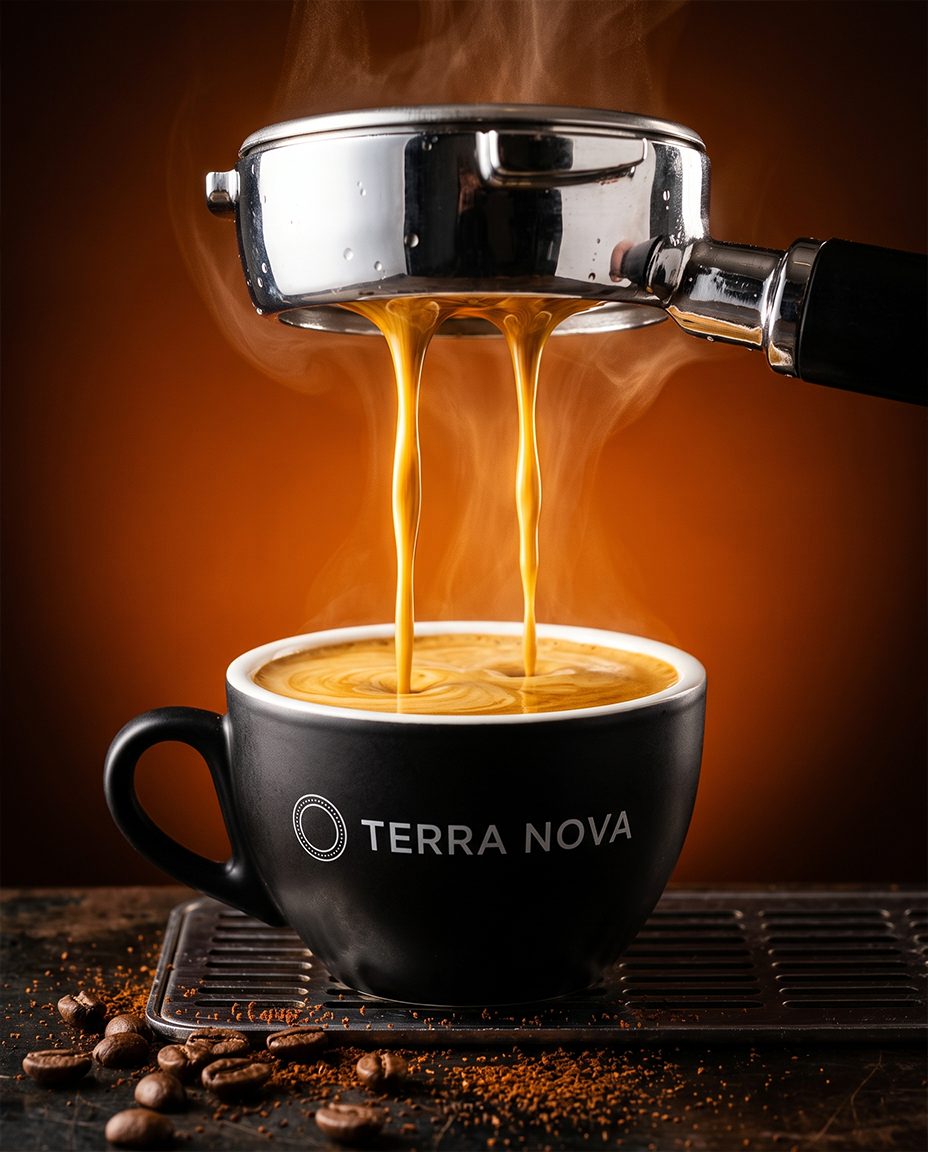 Coffee macro product still by Praana Motion